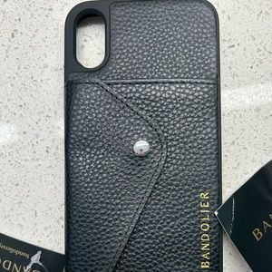 Bandolier phone case for iPhone XR with AirPods case